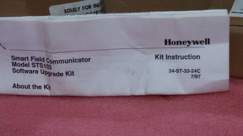 Honeywell STS103 Communicator 30756337-01 Software Upgrade Kit Transmitter Meter