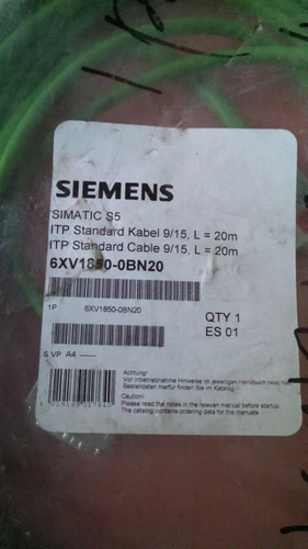 Siemens Simatic S5 ITP Cable 6XV1850-0BN20 / 12 PLC DCS Transmitter Control