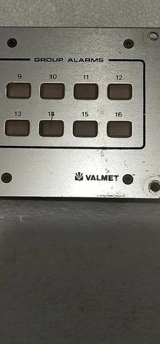 Valment Group Alarms 4-547720-1 Module PLC Transducer Transmitter Controller