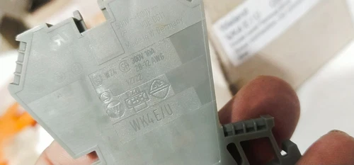 Wieland Grey WK 4 E / U Double Level Terminal Block 300 V 10A 20-12 AWG 4MM