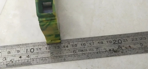 Wago 285-137 Ground Terminal Block 35mm² 2 Conductor Din rail Cage Clamp Green