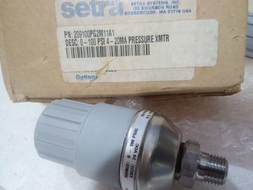 Setra 209 Pressure 250 100 PSI 4-20mA Transducer Transmitter Controller