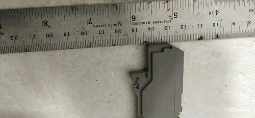 Wago 281-683 3Conductor Disconnect Terminal Block 4 mm² 400V Cage Clamp Gray