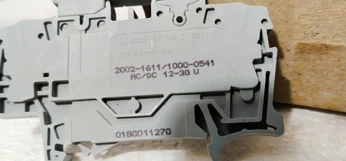 Wago 2002-1611 LED Fuse Disconnect Terminal Block 2Conductor 5X20MM Cage Clamp