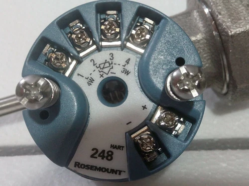 Rosemount 248HA Hart 4-20mA Temperature Transmitter Sensor Pt100 Transducer