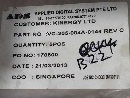 ADS KAMA 205-004A-0144 REV C Cable Pneumatic Communication Transducer Controller