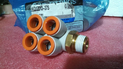 SMC KQ2ZD13 Union Adapter 6 8 10 12mm 1/8 1/4 3/8 1/2 In Transducer Transmitter