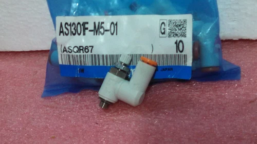 SMC AS1301F-M5-01 Flow Speed Controller 1/8 Tube Transducer Transmitter