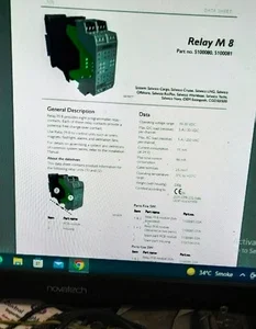 Consilium Relay M8 5100080-02A 8 Channels Module PLC DCS Controller Transmitter