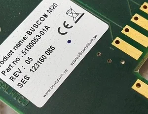 Consilium Buscon M 20 Module 5100053-01 A RS422 PLC DCS Controller Transmitter