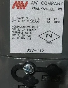 Control Air 500 AW DSV-112 I/P Converter 4-20mA 3-120PSI Transducer Controller