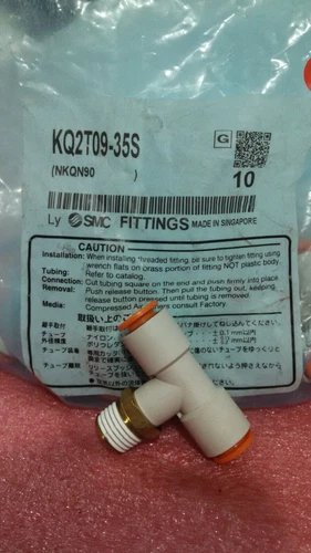 SMC KQ2T09-35S KW2W08 Tee Extended Elbow 8mm 1/4 3/8 Inch Transducer Transmitter