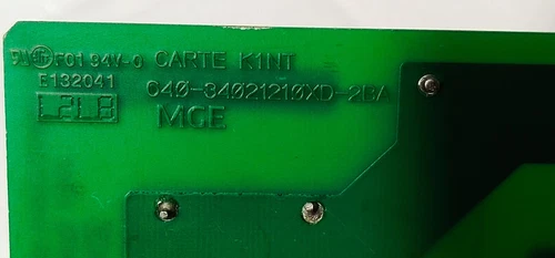 MGE 640-34021210XD K1NT 0P3091 Control Card Transmitter Transducer