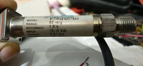 Ashcroft K1 60psi 4-20mA 24VDC Pressure Transmitter Transducer Controller Meter
