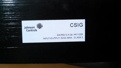 Johnson Controls CSIG Ethernet Switch Control Integrator Transmitter Transducer
