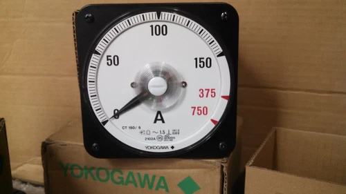 Yokogawa Switch Board Panel 0-100A Ac Meter 2102A30 Transmitter Converter