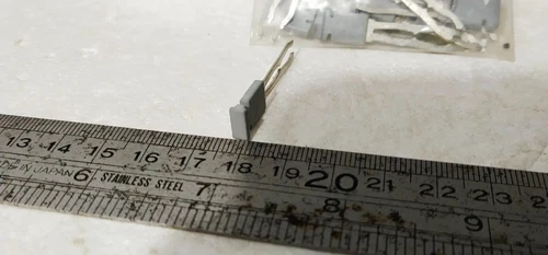 Wago 281-421 Adjacent Jumper Insulated 500V 24A Terminal Block Gray Transducer
