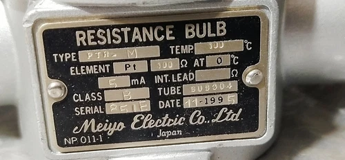 Terasaki Meiyo PTR-M RTD Pt100 Temperature Sensor 230MM Transducer Transmitter