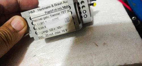 Hartmann & Braun 11365-0-1110000 TET30 Passive Galvanic Isolator PLC Transmitter