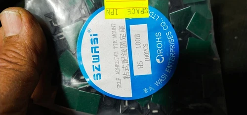 Szwasi HS-100B SELF Adhesive Tie Mount 13x13mm Controller Transducer Transmitter